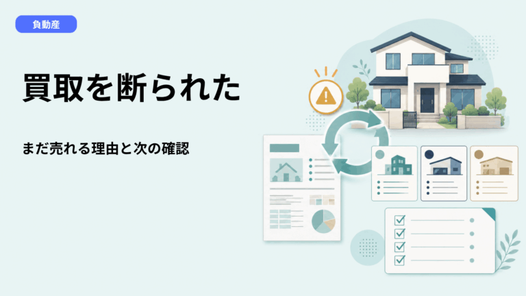不動産の買取を断られた7つの理由｜まだ売れるケースと次に確認すべきこと