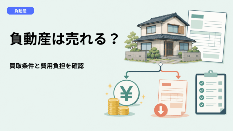負動産の買取は可能？「お金を受け取れる条件」と「費用を払うケース」を診断して次の一手を決める